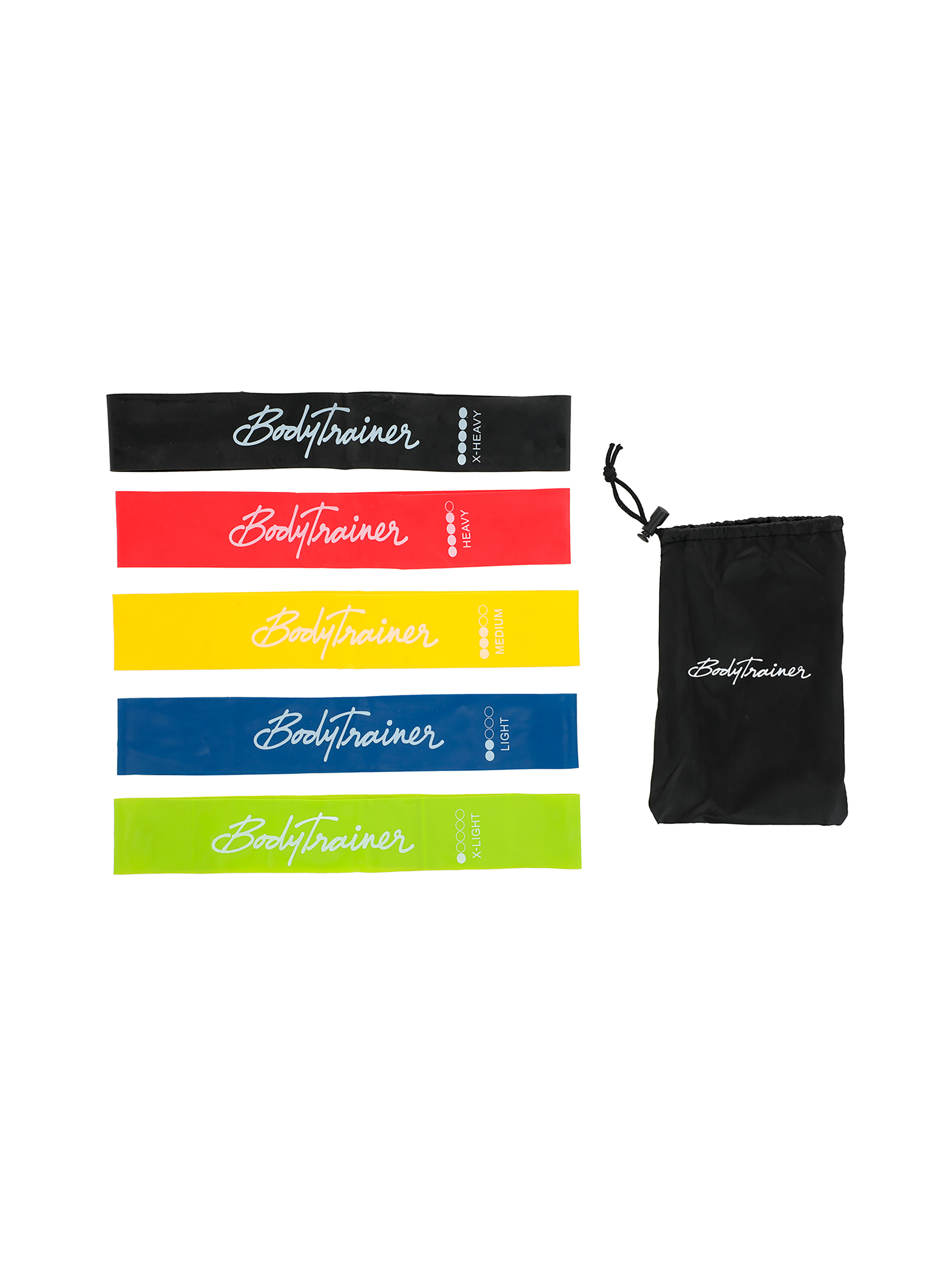 Set 5 Bandas Elásticas Bodytrainer De Resistencia Loop N5-0