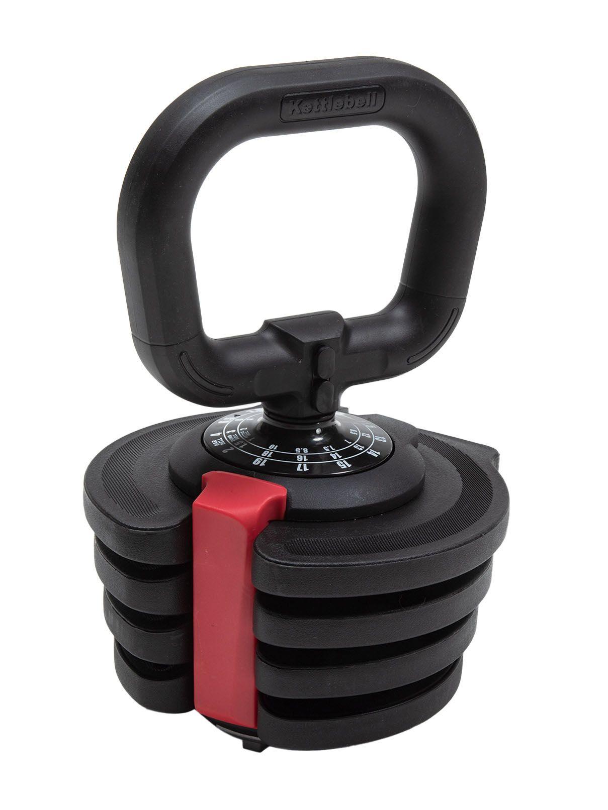 Set 3 en 1 Bodytrainer Barra Mancuerna Kettlebell Ajustable-5