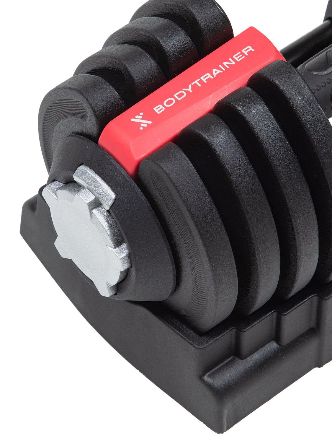 Set 3 en 1 Bodytrainer Barra Mancuerna Kettlebell Ajustable-7