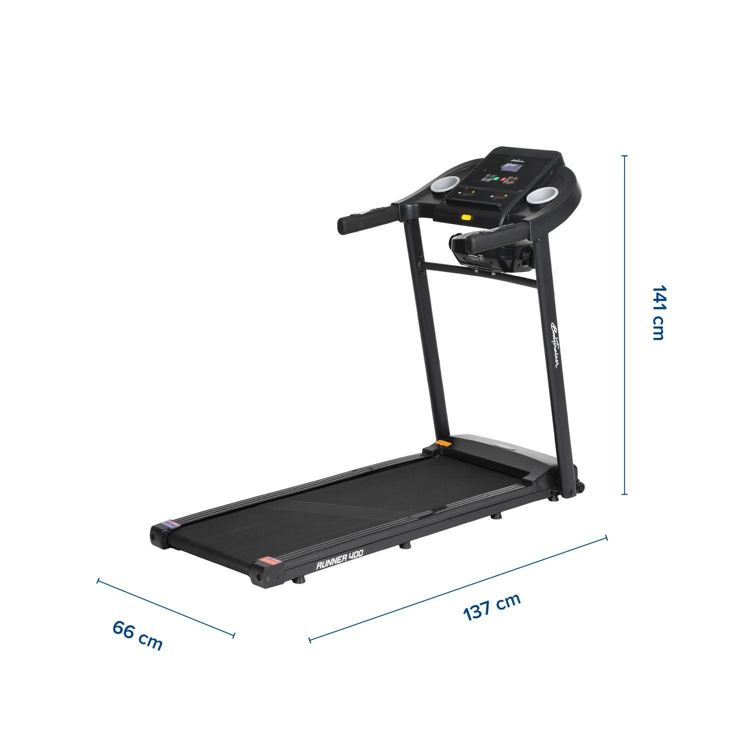 Trotadora Eléctrica Bodytrainer Runner 400 Con Masajeador-7
