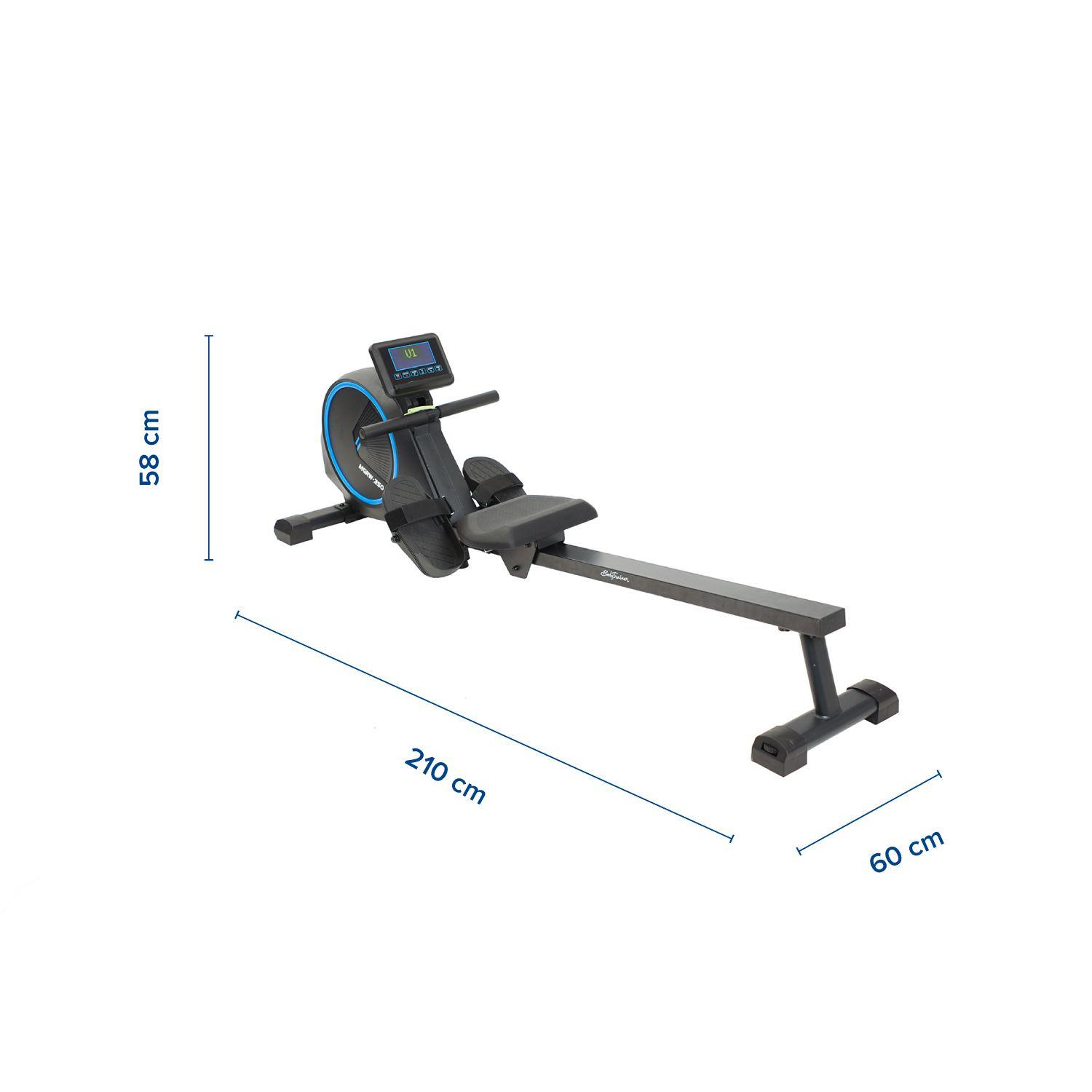 Remadora Bogadora Magnética Bodytrainer Rw 350 Mgntc-3