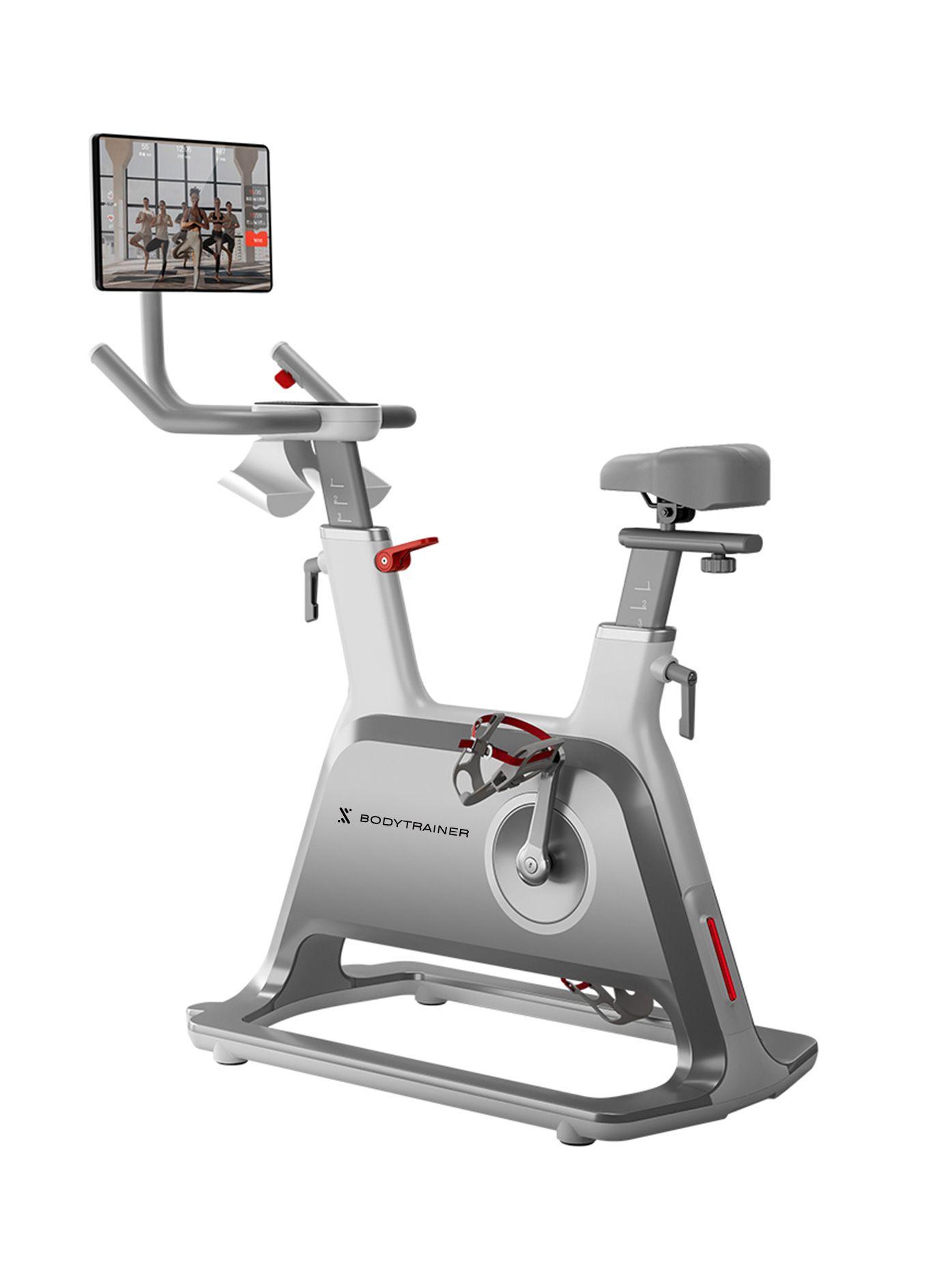 Bicicleta Spinning Magnética 6kg Bodytrainer Deluxe Pantalla-0