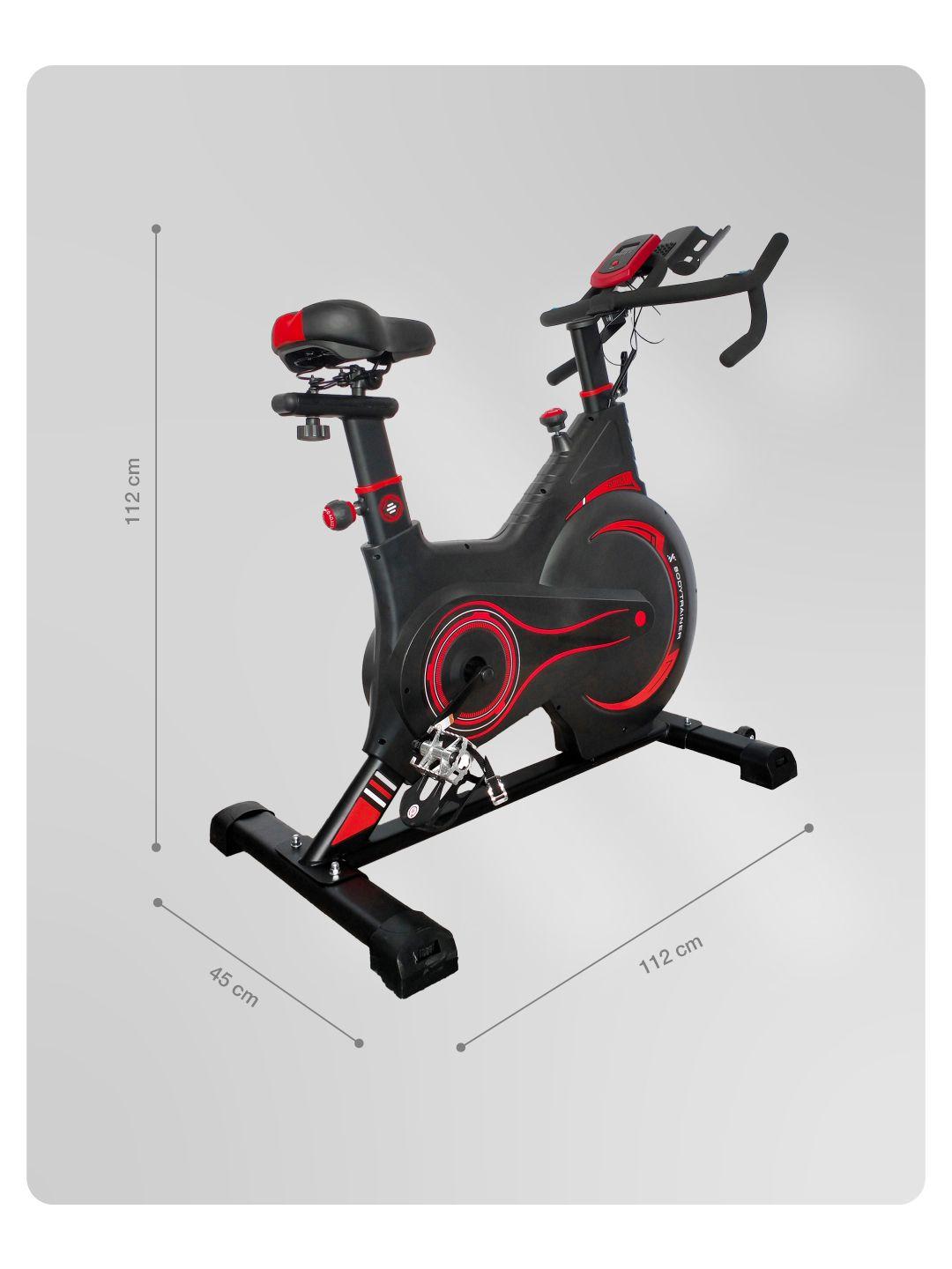 Bicicleta Spinning Magnética 5kg Bodytrainer MG5 con Sensor-1