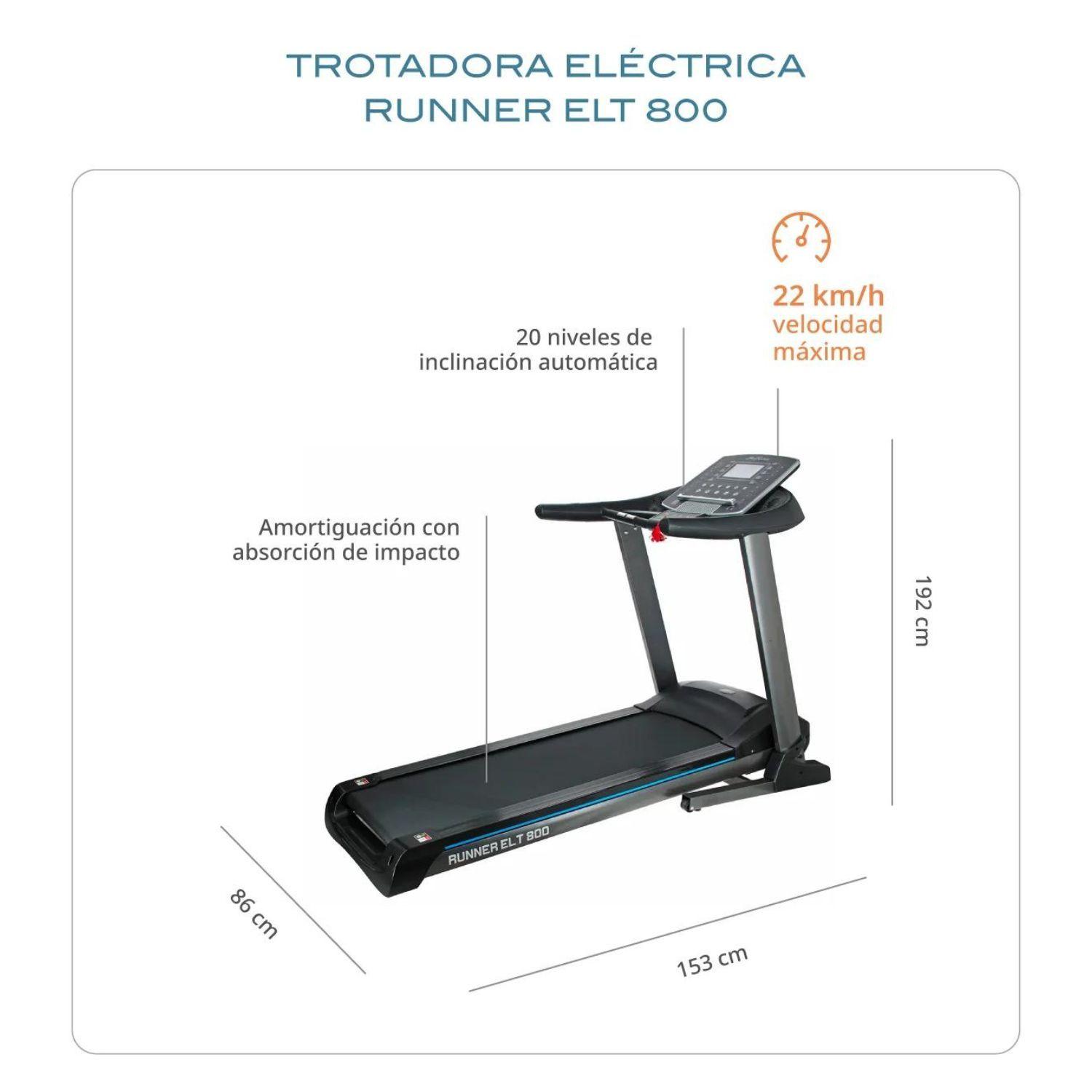 Trotadora Eléctrica Bodytrainer Runner Elt 800 App Fitshow-1