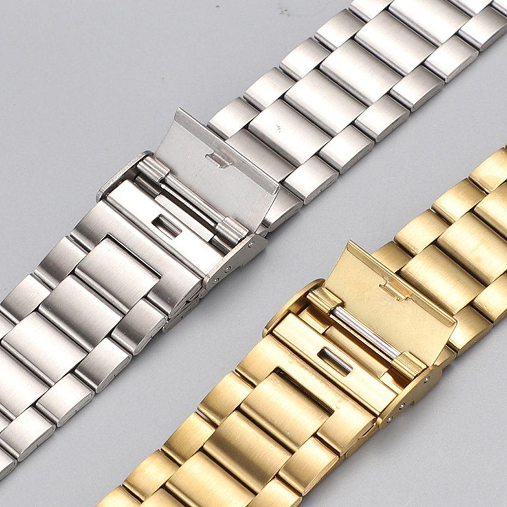 Correa de Acero Inoxidable para Reloj Apple Watch Gold 38-40-41 mm-1