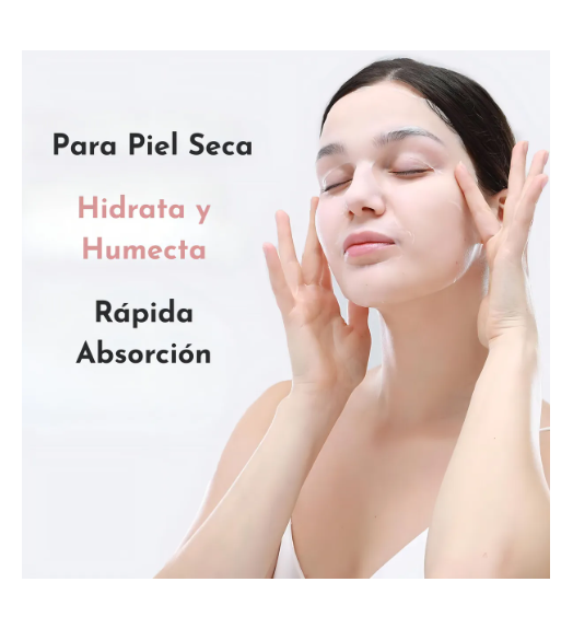 Pack 5 Mascarillas Facial De Acido Hialuronico Hidratante-2