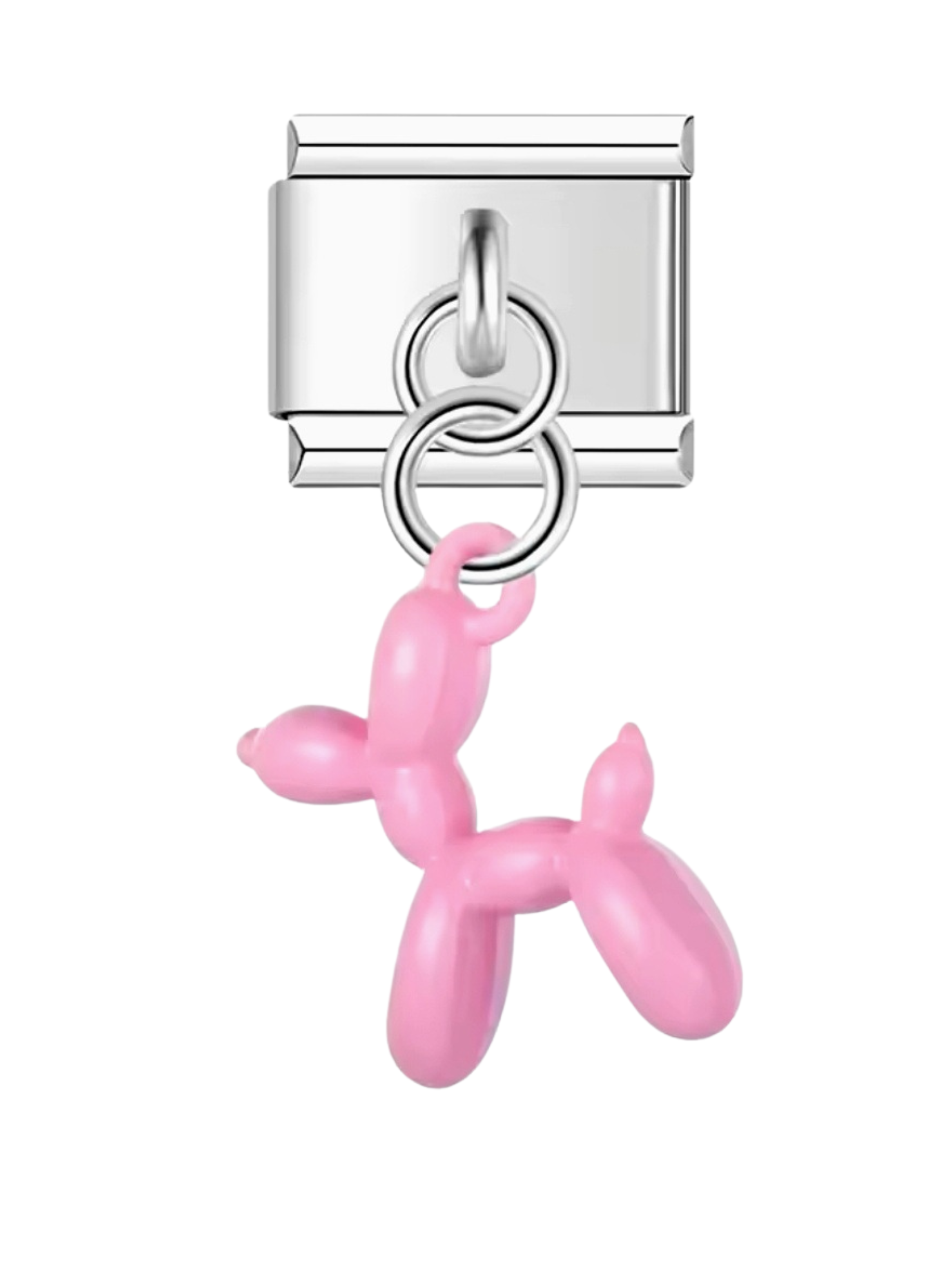 Charms Colgantes Plateados para Pulsera Italiana – Acero Inoxidable-0