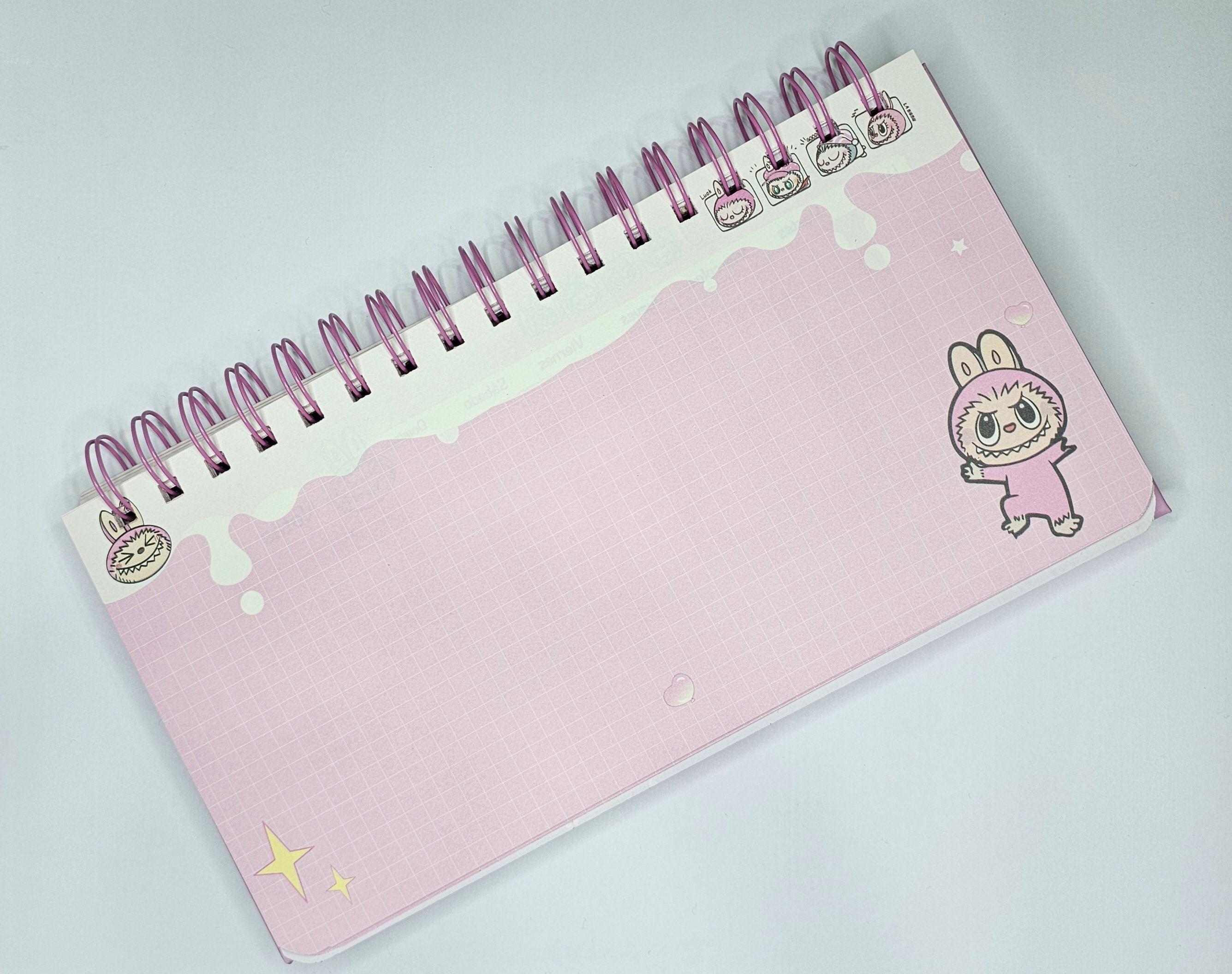 Planner Labubu Rosa - Diseño Tierno y Creativo-2