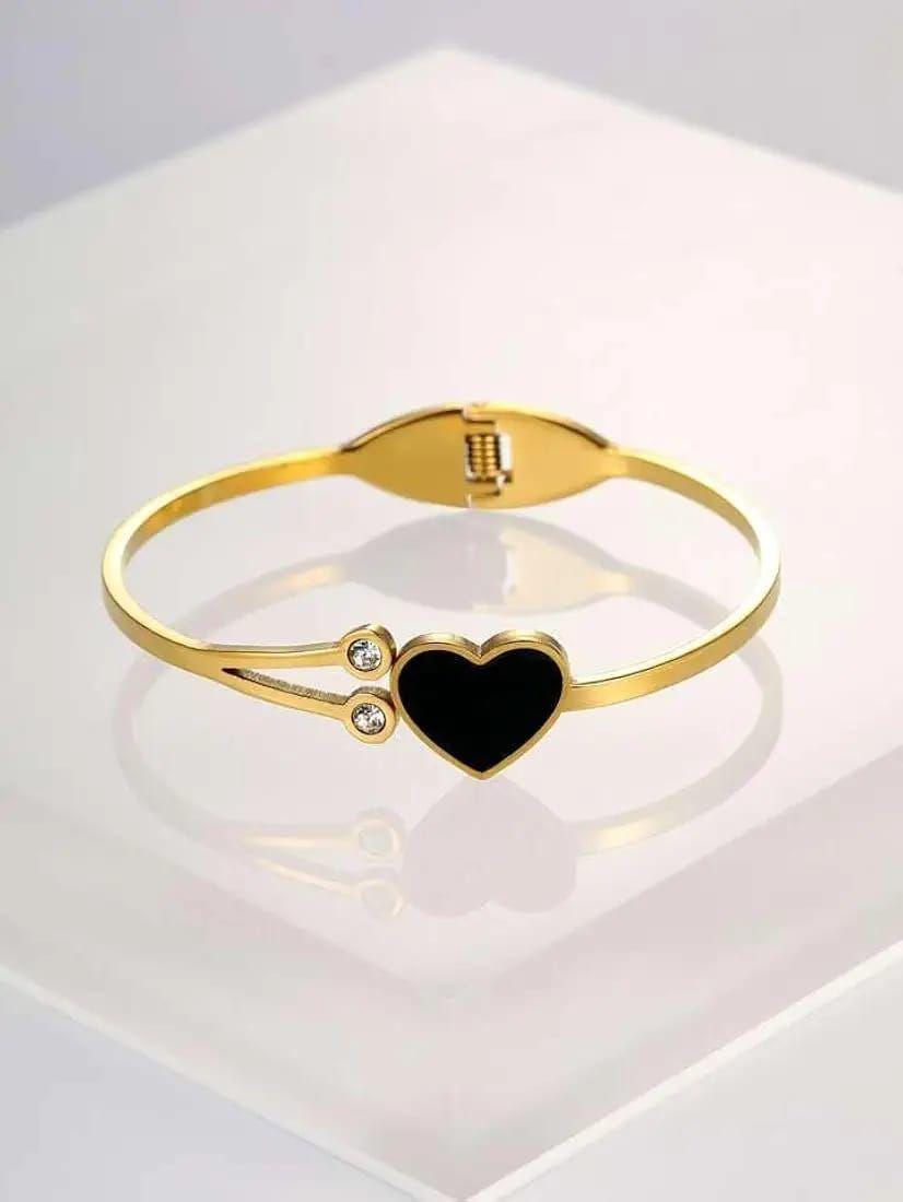 Pulsera Brazalete de Acero Inoxidable Corazon2 Incluye Caja-4