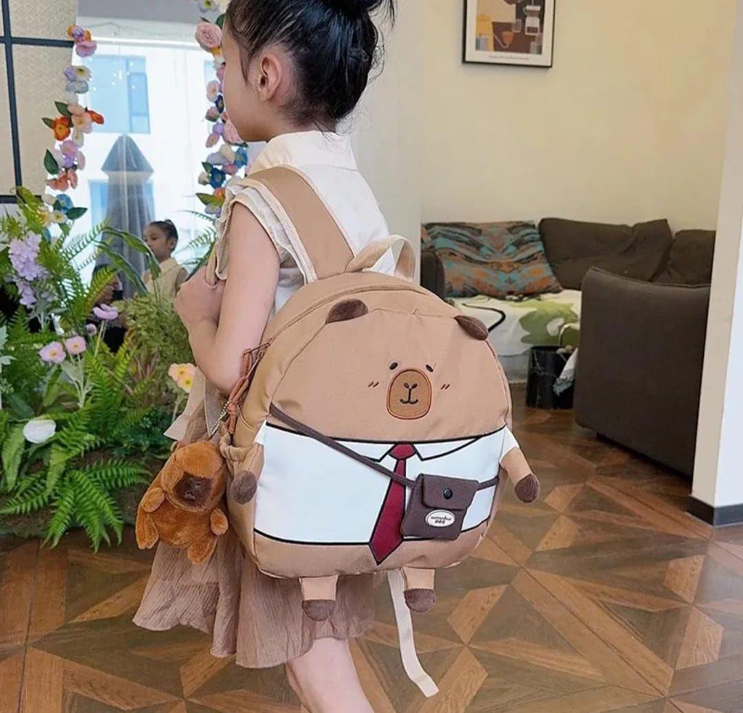 Capibara Mochila Peluche Tu Estilo Con Un Toque De Ternura-5