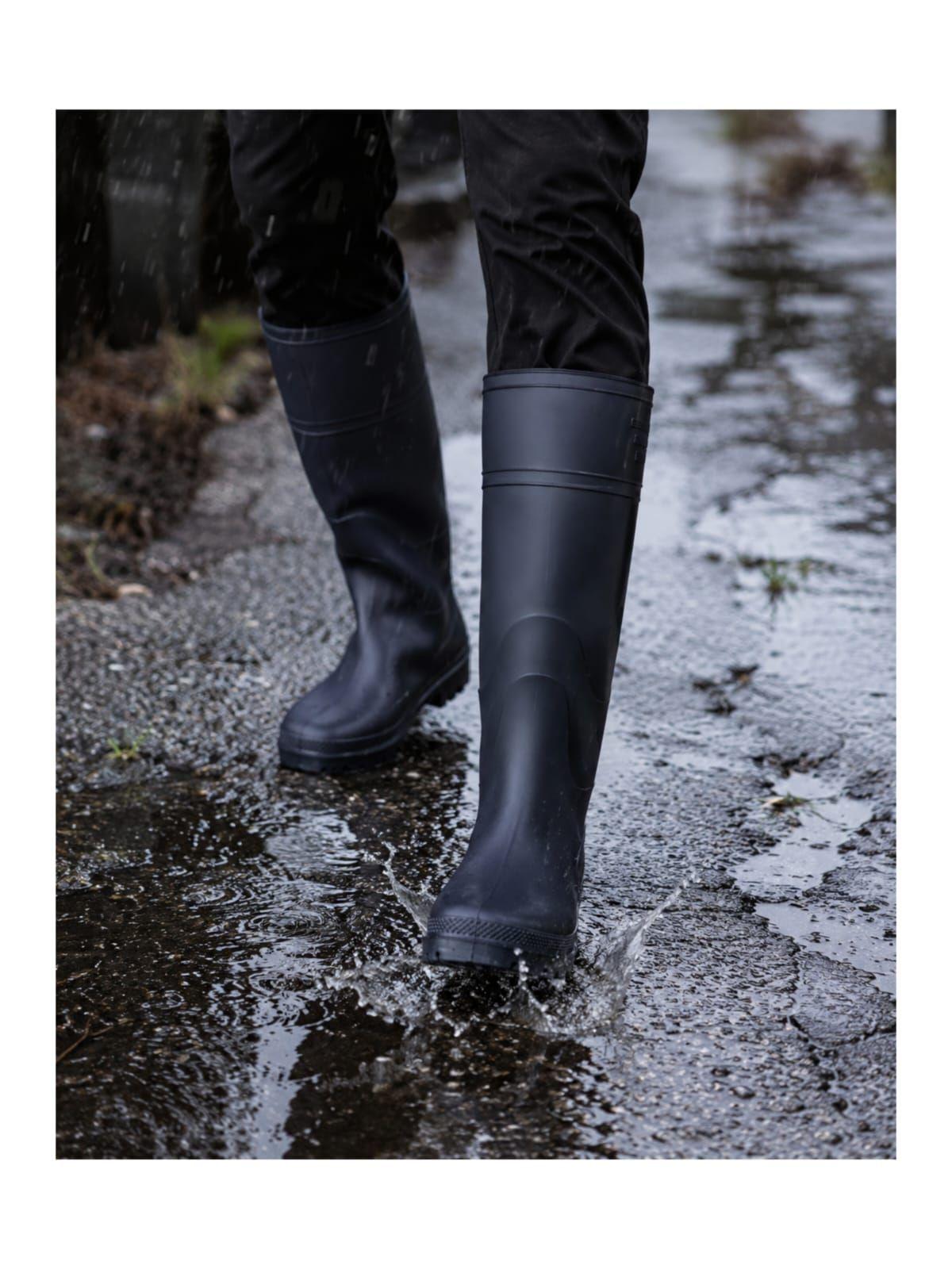 Botas De Agua Hombres Botas Impermeables Para La LLuvia-5