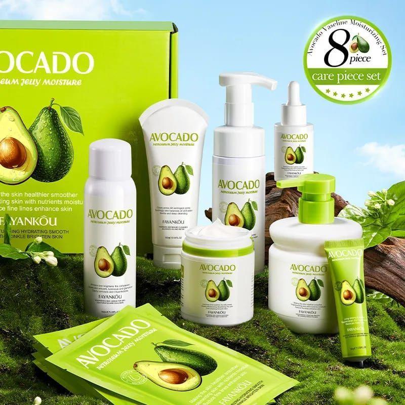 Set Skincare Cuidado De La Piel Con Aguacate Coreano 8 Piezas-2
