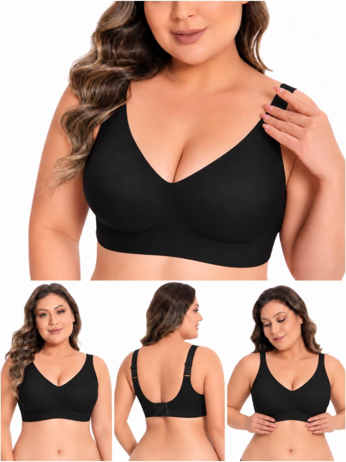 Sosten Jelly Sin Fierro Sin Costura Efecto Alisador y Gran Firmeza Tallas Grandes XL a 4XL-0