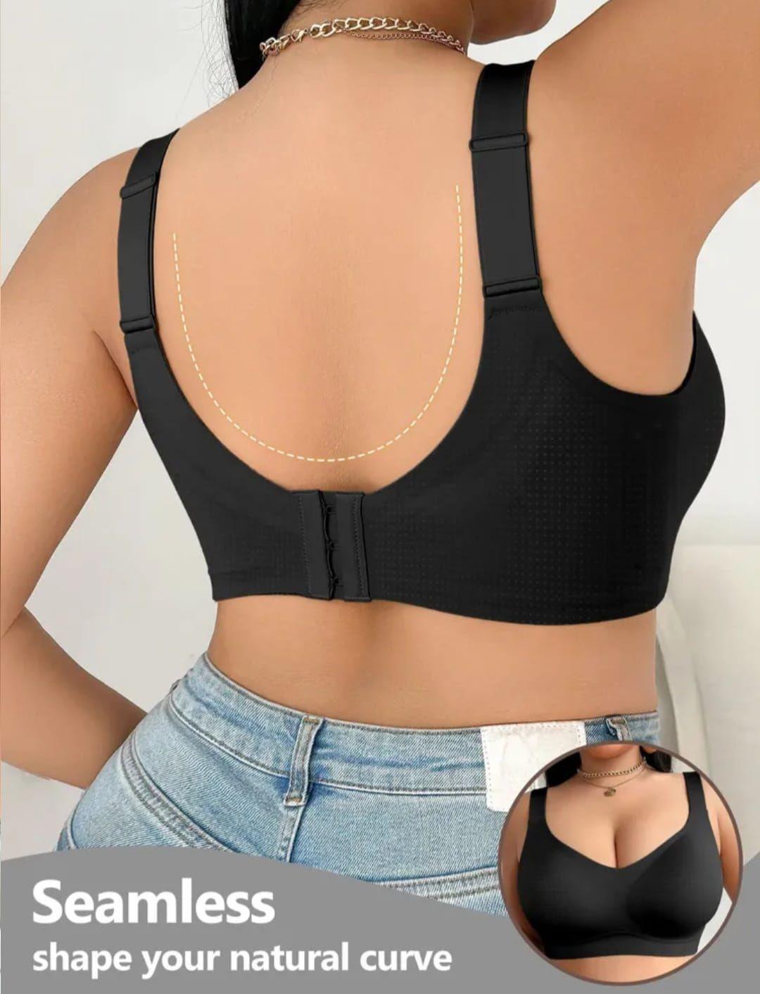 Sosten Jelly Sin Fierro Sin Costura Efecto Alisador y Gran Firmeza Tallas Grandes XL a 4XL-5