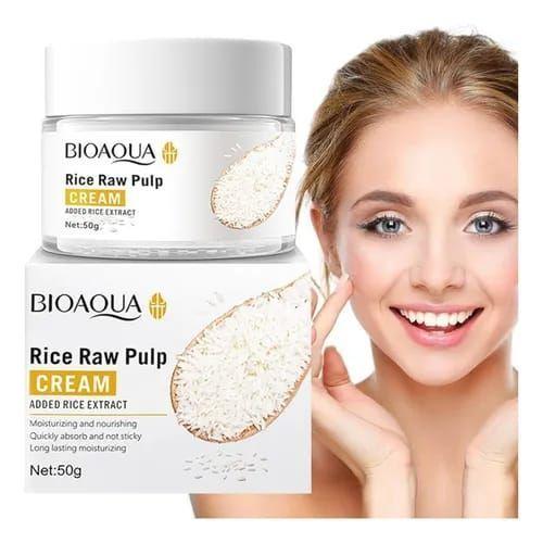 Crema Facial Pulpa De Arroz  Nutritiva Aclaradora 50g-3