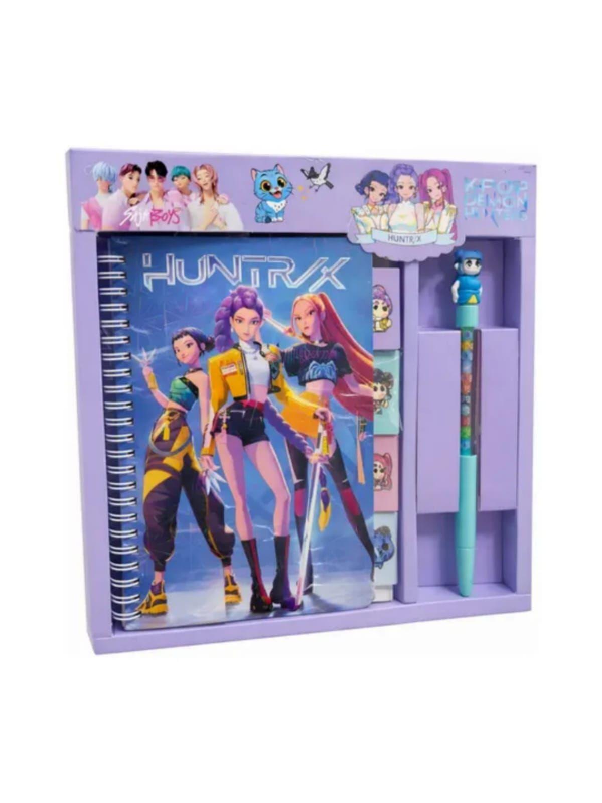 Set 1 Agenda Libreta Lapiz Guerreras Kpop-2