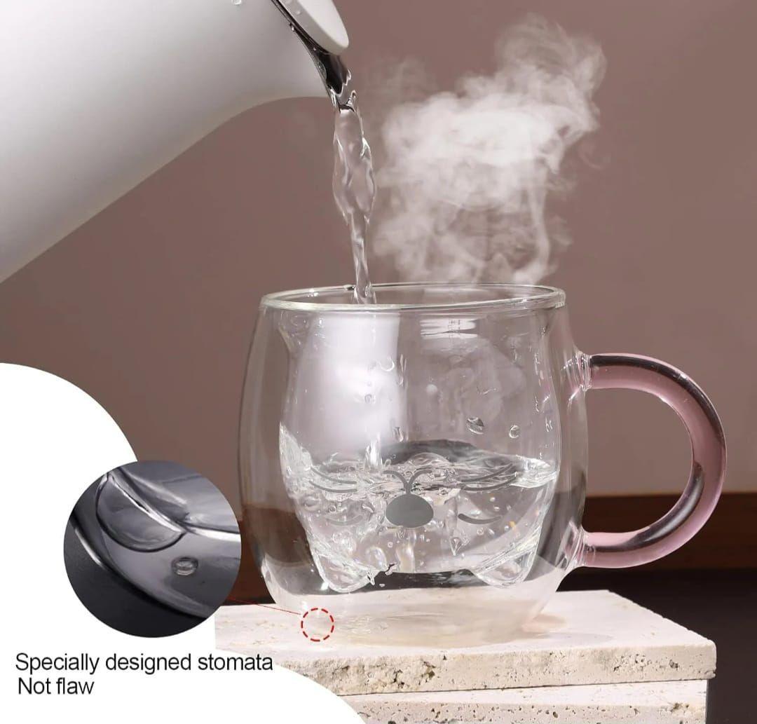 Taza Tazon Gato 3d Vidrio Templado 250ml-2
