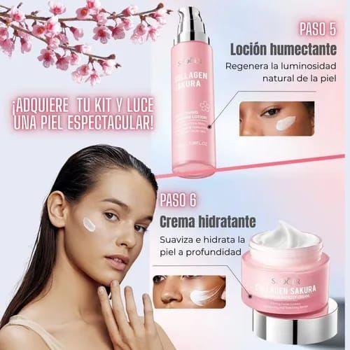 Set Skincare Colageno Sakura Antiedad Hidratante-7