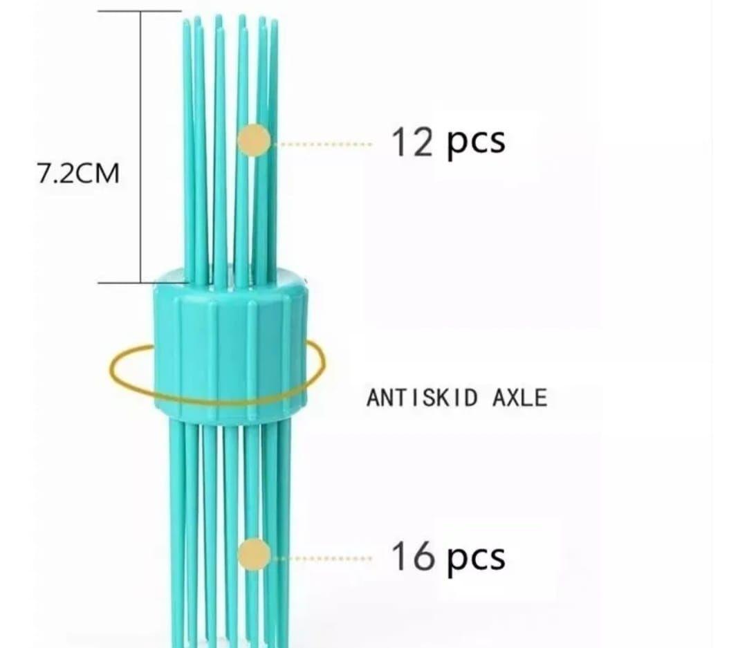 Peine Enrollable Cepillo De Pelo Rizado Vintage-4
