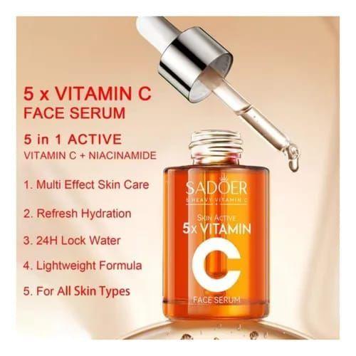  Sérum Facial Vitamina C  Iluminador y Antioxidante 5 en 1 ​-3