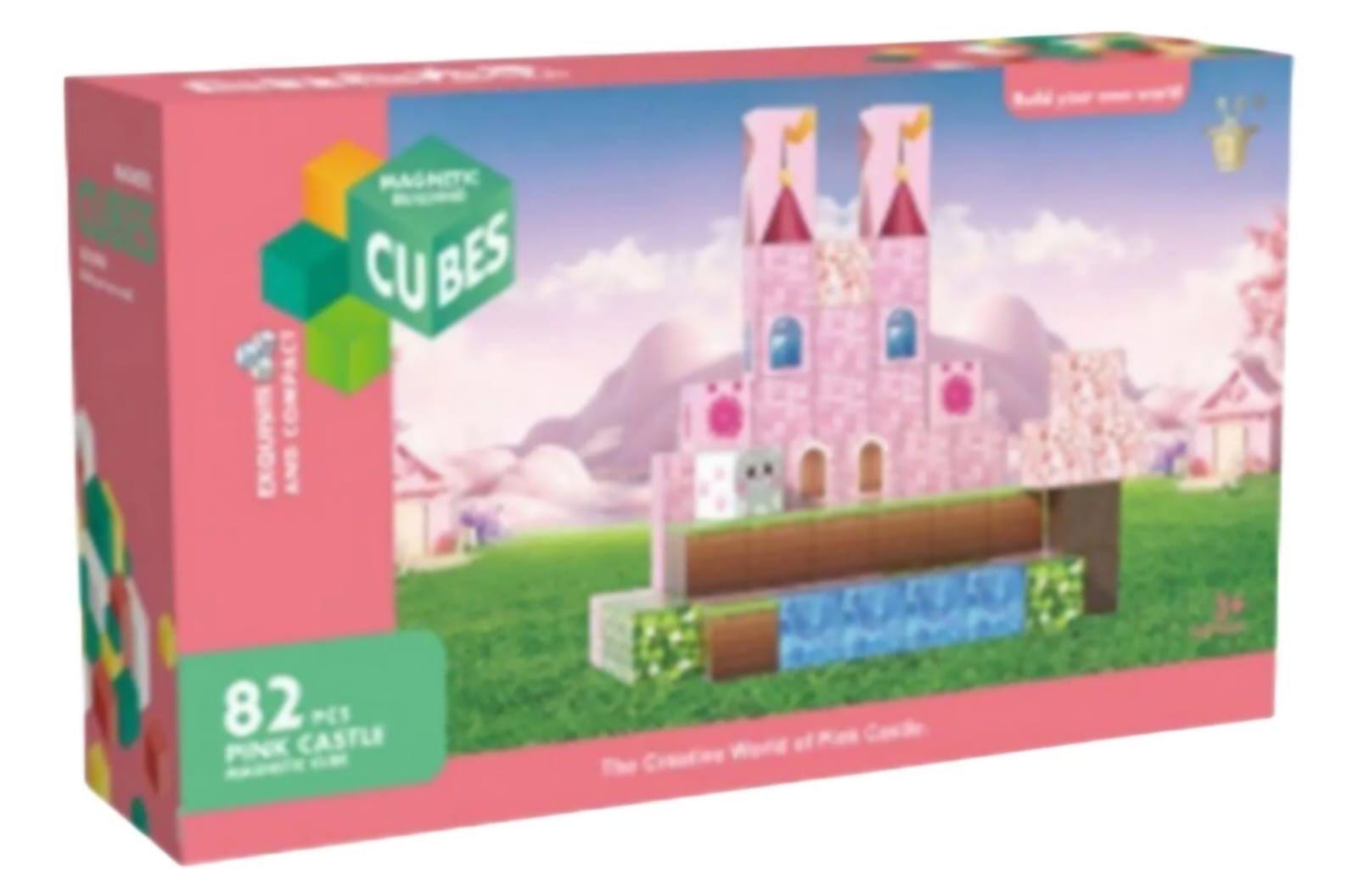 Bloques De Construcción  Magnéticos Castillo 82 Piezas-4