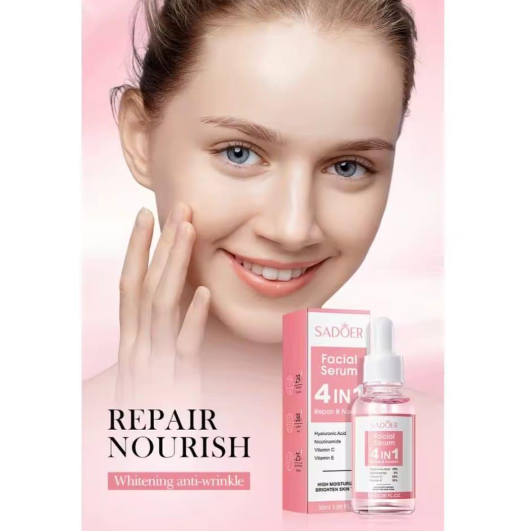 Sérum  Facial 4 en 1 Con Ácido Hialurónico y Vitaminas-2