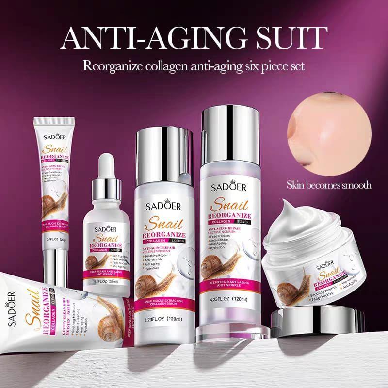 Set Skincare Kit Cuidado Facial Extracto De Caracol y Col geno-2