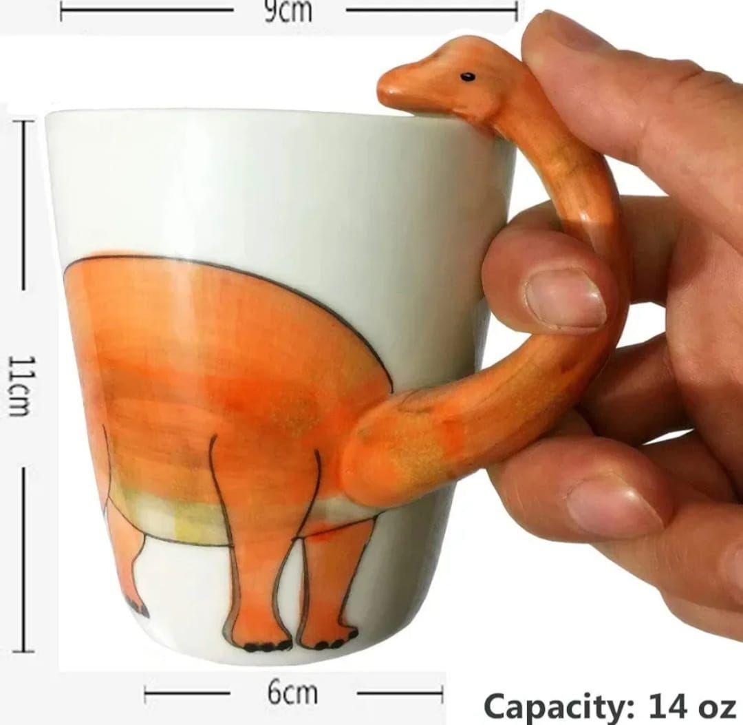 Taza Tazon Mug Dinosaurio Dise o 3D-3
