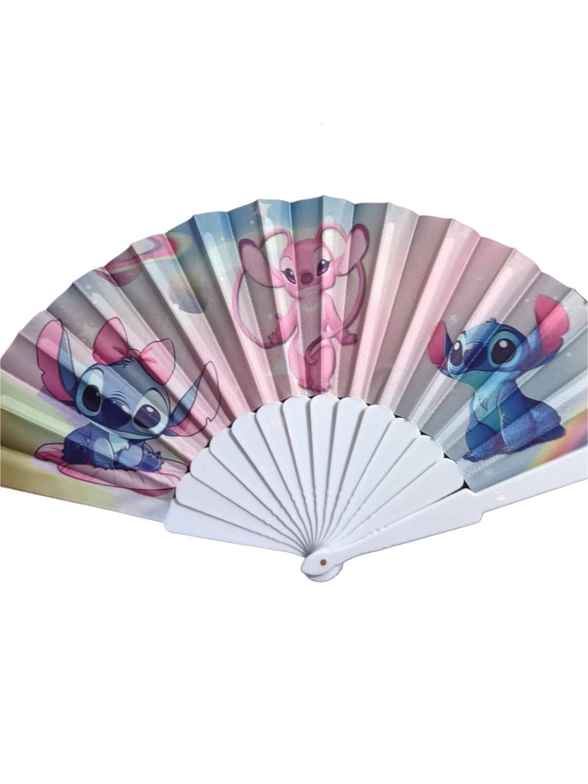 Set de 2 Abanicos Sticth Se Envian Diseños Al Azar-3