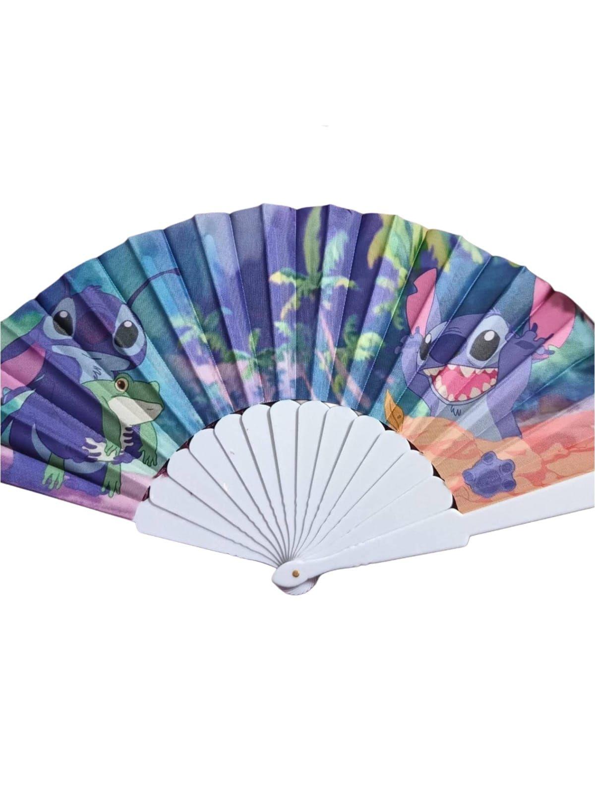 Set de 2 Abanicos Sticth Se Envian Diseños Al Azar-5