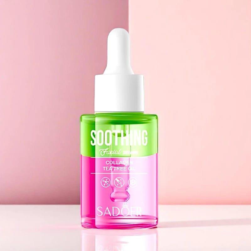 Serum Facial 2 en 1 Colageno y Arbol De Te  Antiedad Nutritivo -2