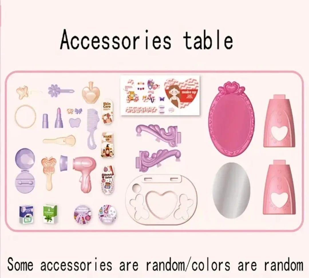 Juguete Tocador De Belleza Ni as Mi Primer Rincon De Maquillaje-2