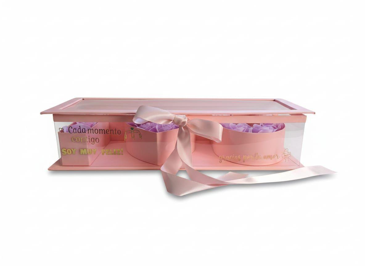 Caja Rosas Eternas Regalo San Valentin Premium-2