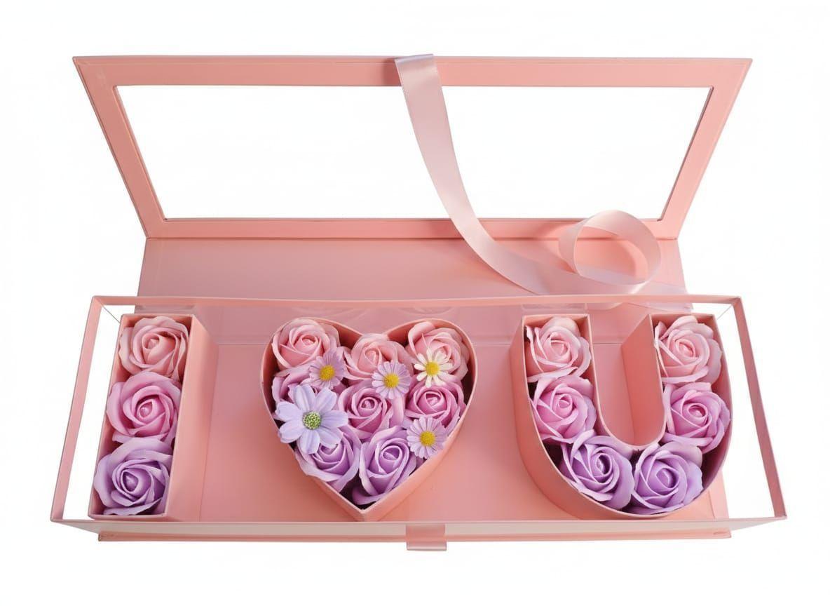 Caja Rosas Eternas Regalo San Valentin Premium-3