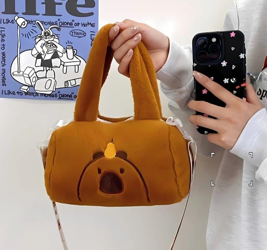 Capibara Bolso De Peluche 20 cm-2