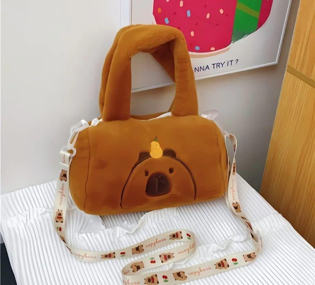 Capibara Bolso De Peluche 20 cm-3