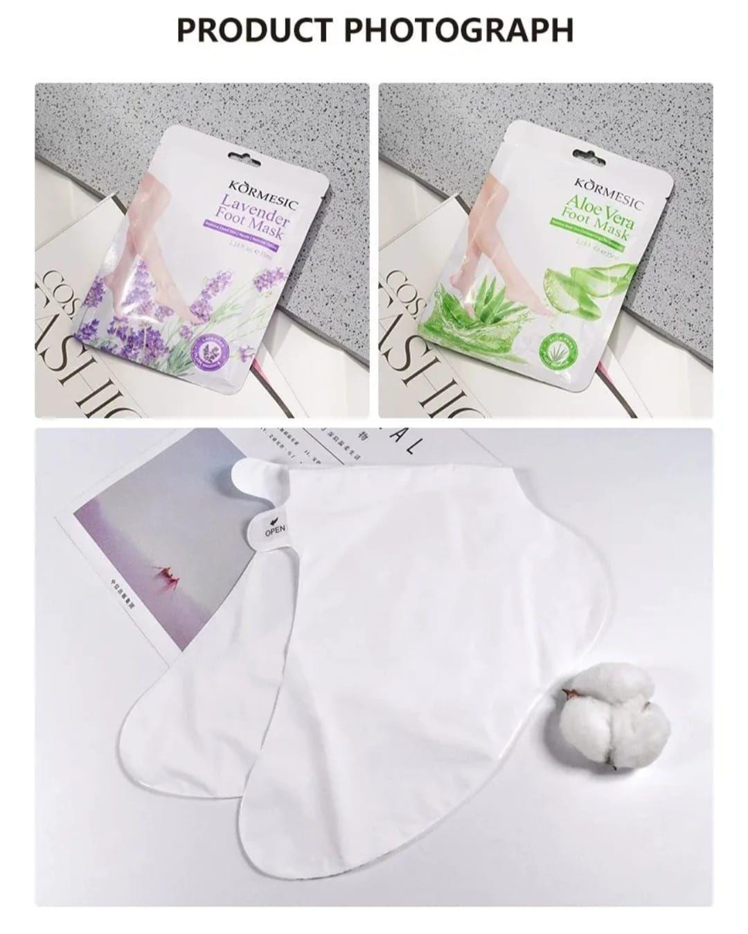 Set 3 Mascarillas Peeling Pies Exfoliantes Hidrante-3