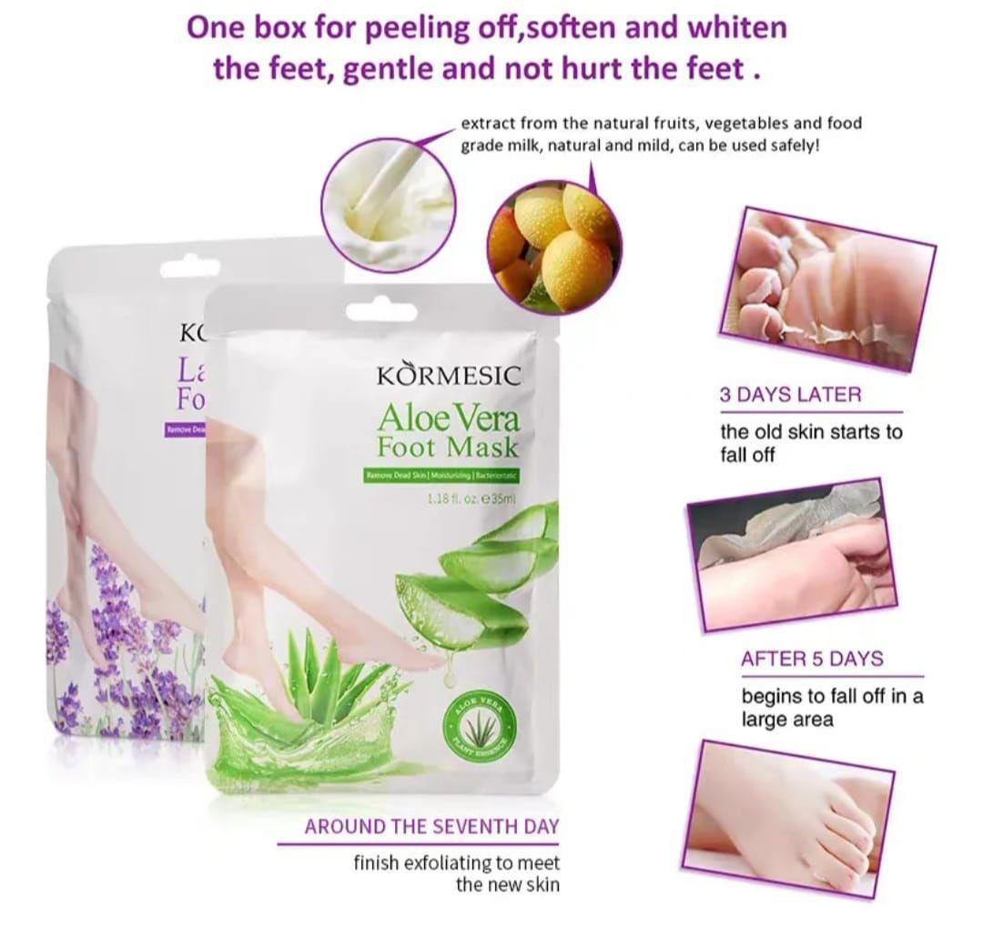 Set 3 Mascarillas Peeling Pies Exfoliantes Hidrante-4