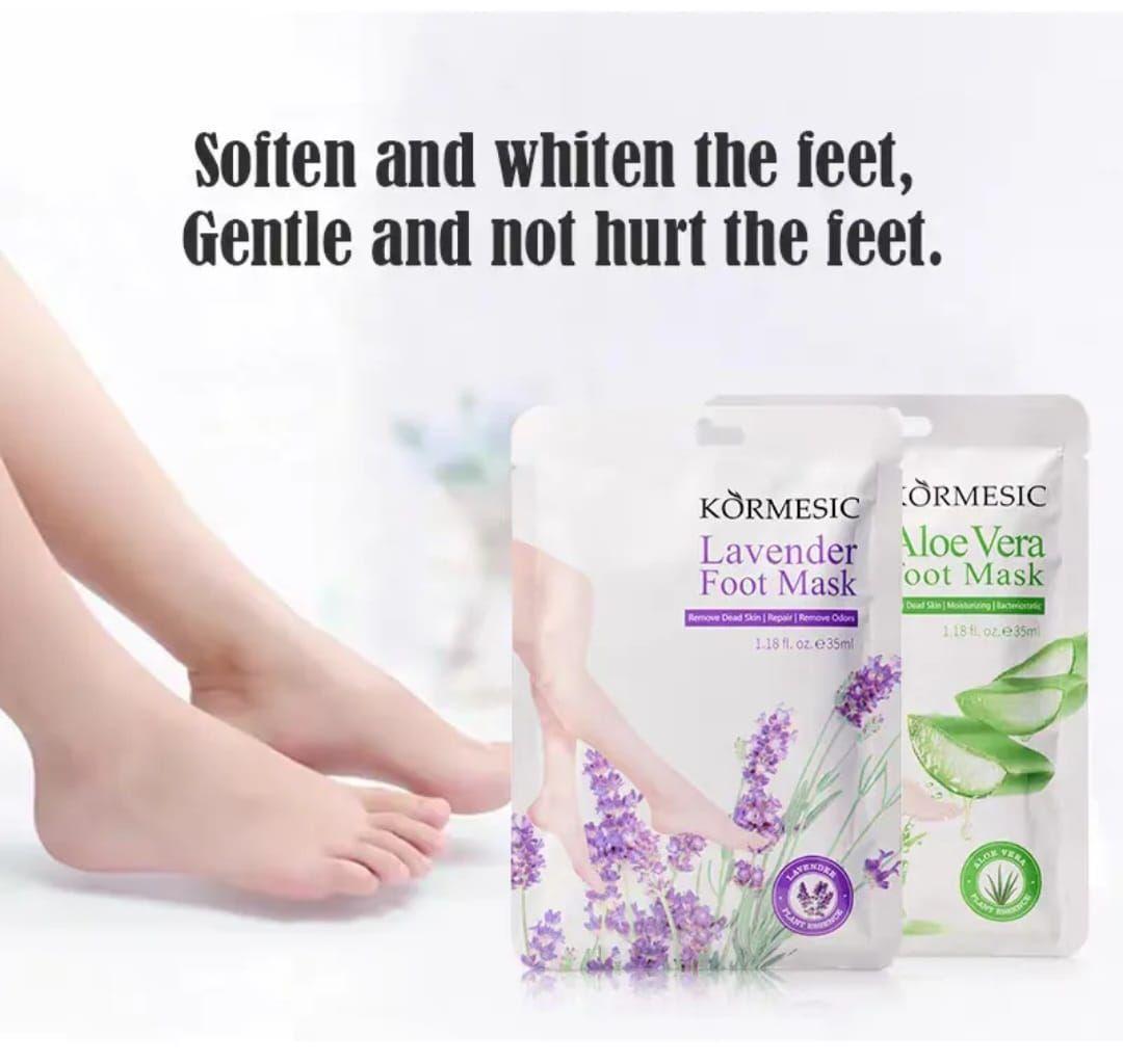 Set 3 Mascarillas Peeling Pies Exfoliantes Hidrante-5