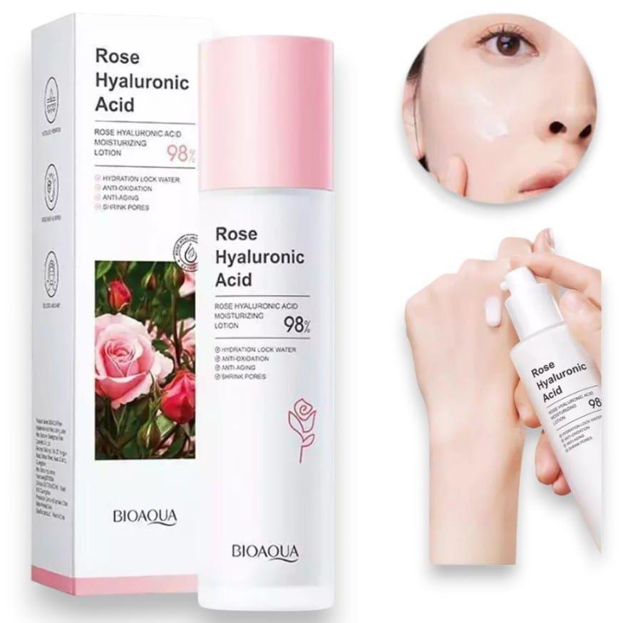 Loción Hidratante de Rosas y Ácido Hialurónico | Antiedad y Anti-Poros-2