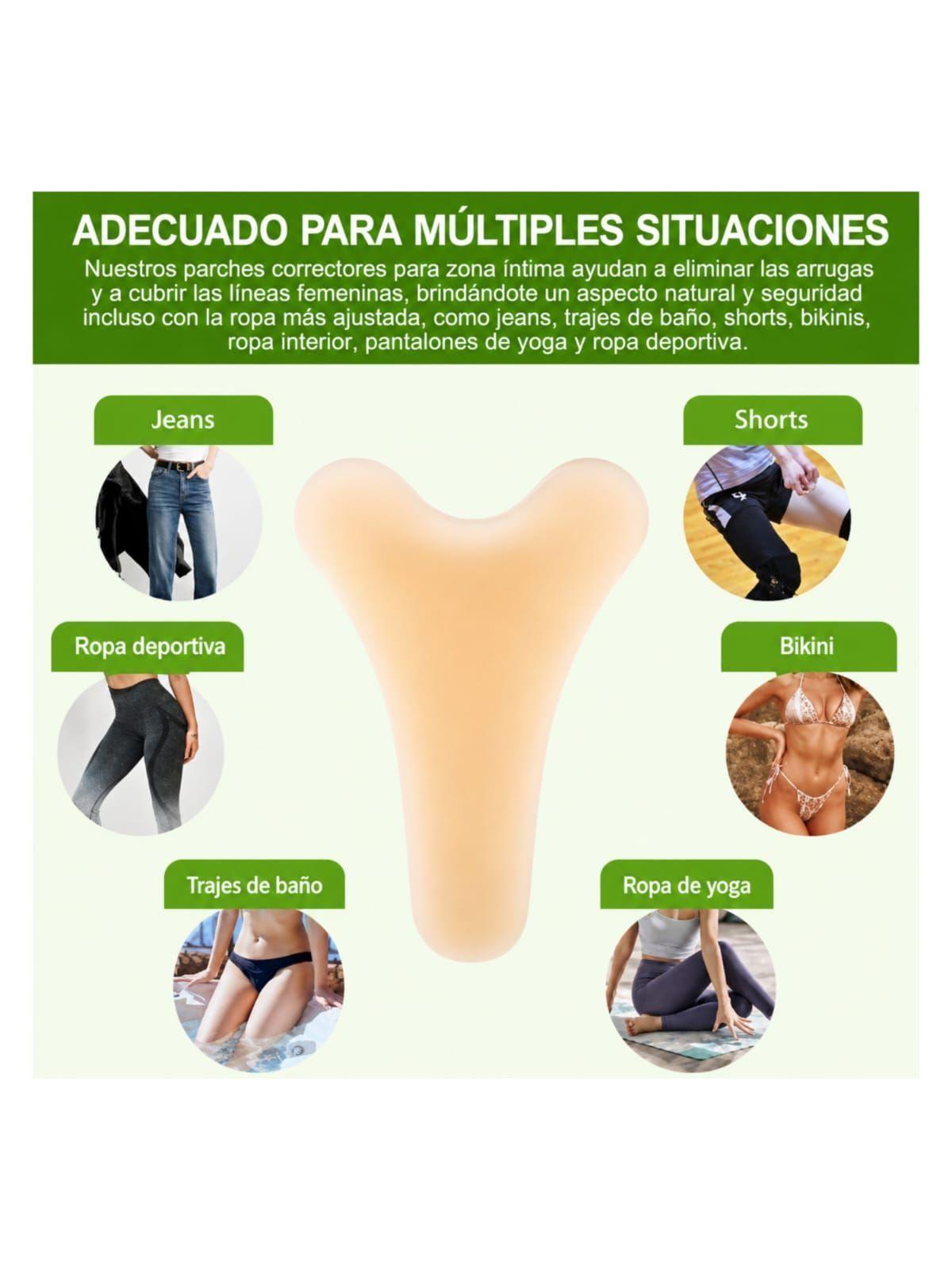 Parches de Silicona Invisible Reutilizable Anti Marcas Para Leggins y Ropa Ajustada Mujer-3