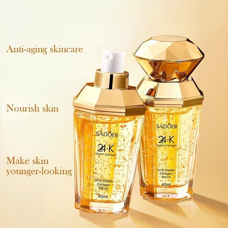 Serum Facial Colageno 24k Gold Antiedad Reafirmante 40ml Serum Dorado-5