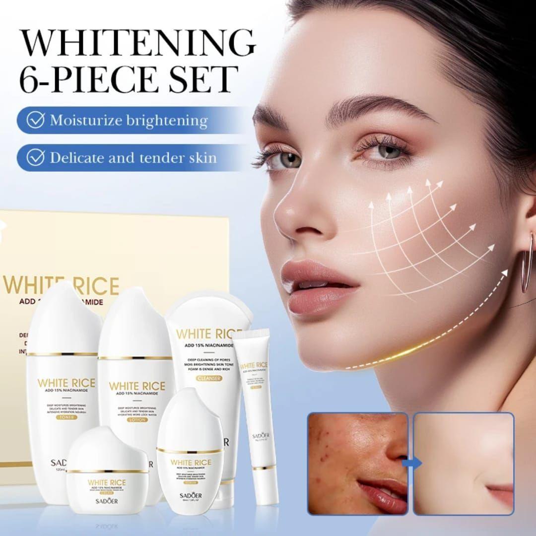 Set Skincare Facial Completo Arroz + Niacinamida Blanqueador-2