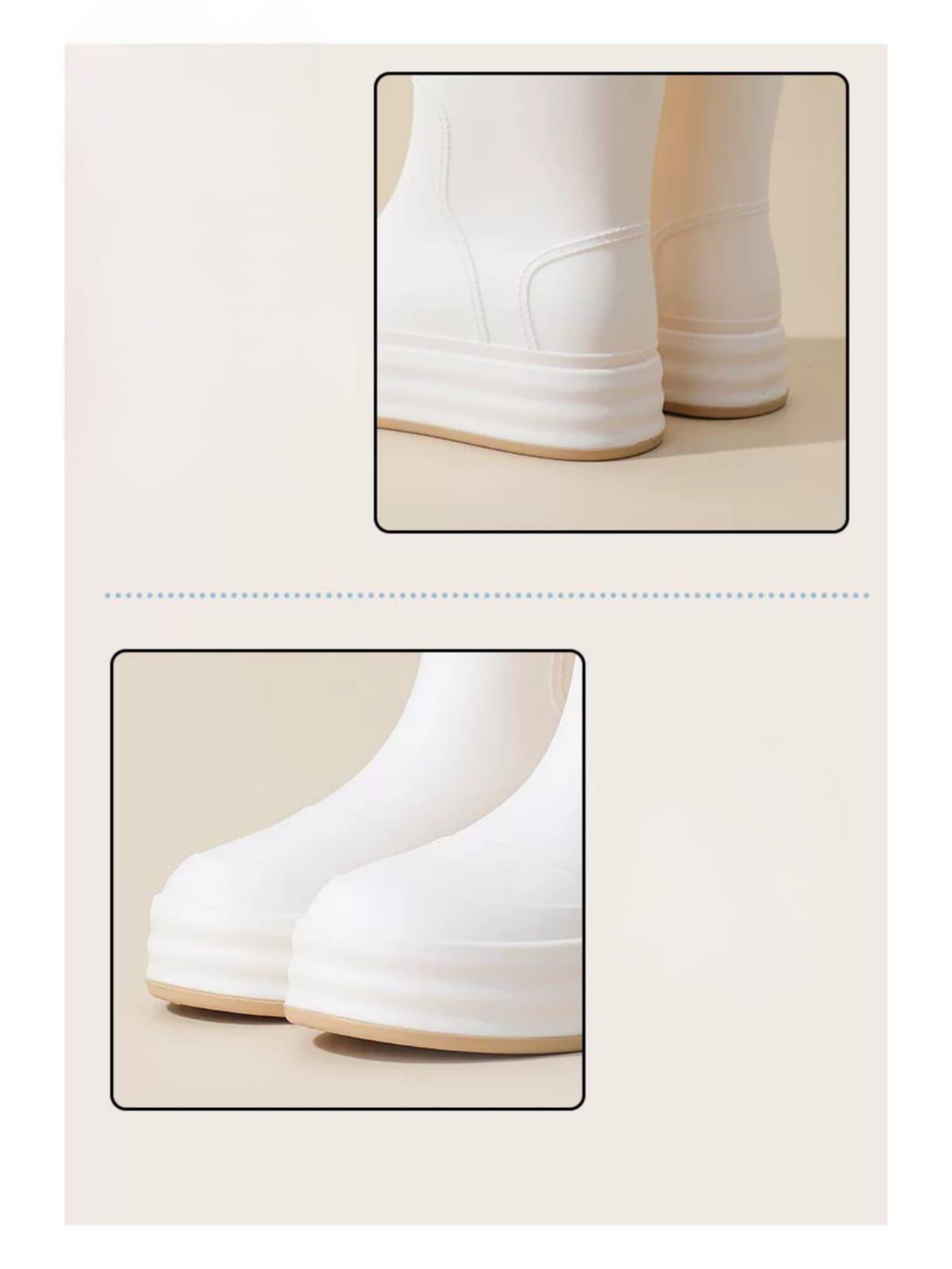 Bota de Lluvia Mujer Botas Para Agua-6