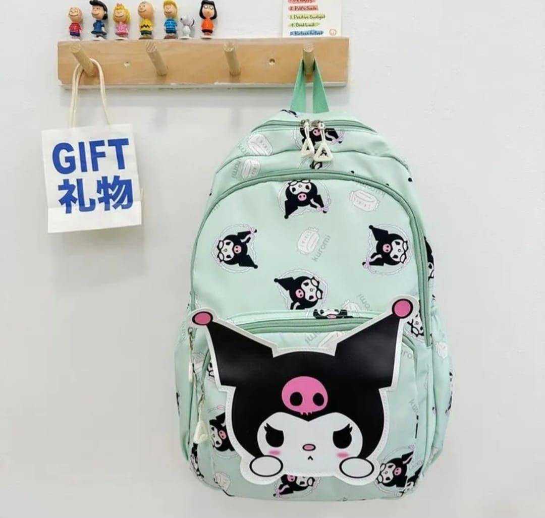 Kuromi Mochila Grande Verde-2