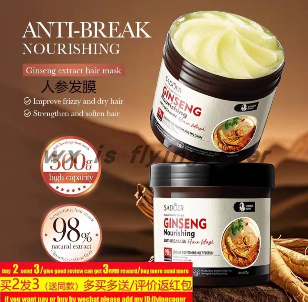 Crema Capilar De Jengibre Cabello Liso y Brillante-2
