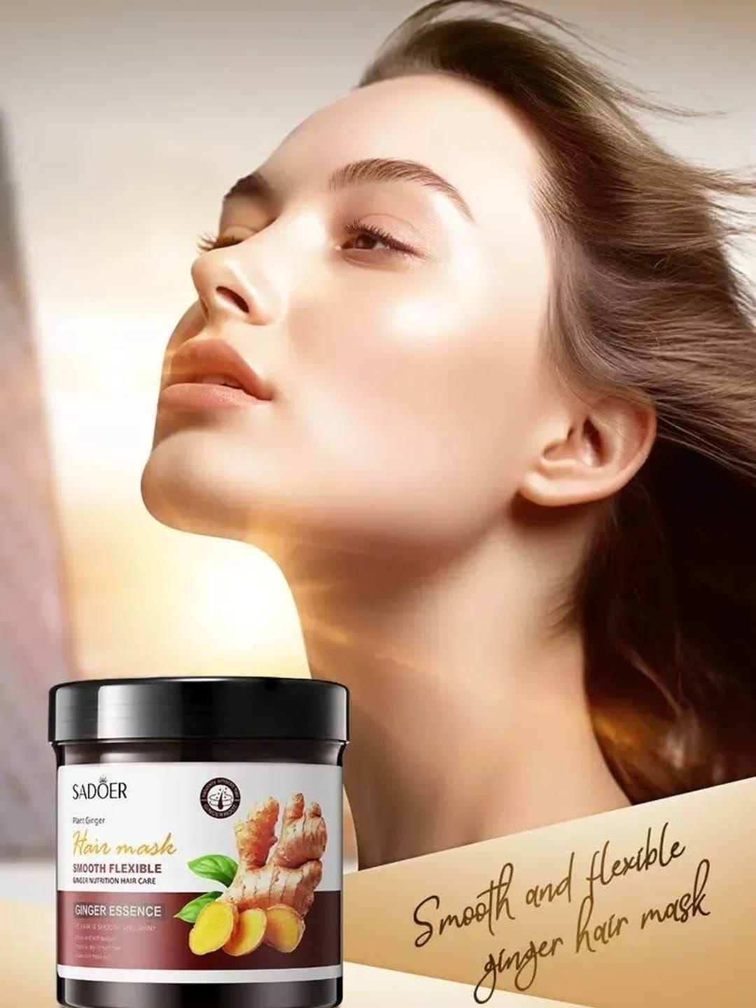 Crema Capilar De Jengibre Cabello Liso y Brillante-4