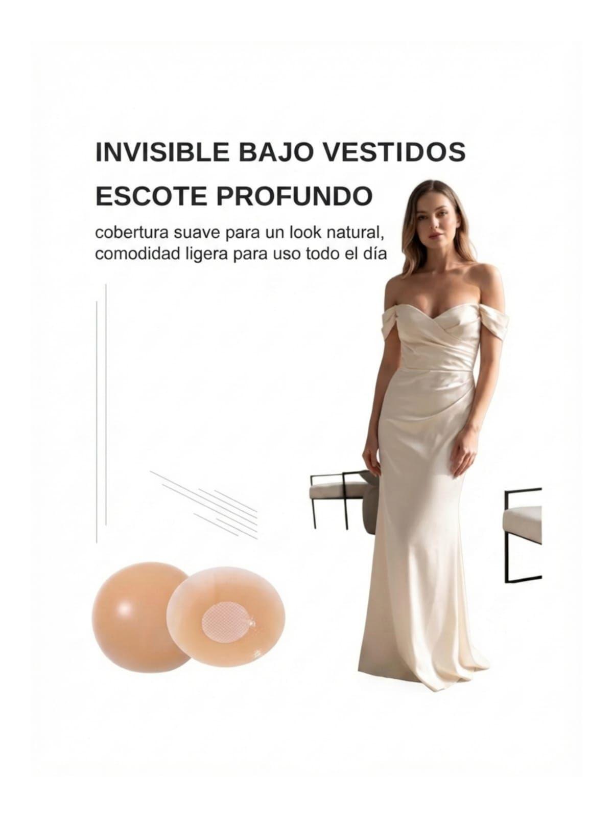 Parches Cubrepezones de Silicona Premium Efecto Invisible-4