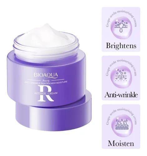 Crema Facial  Retinol Antiarrugas y Alta Hidratación Rejuvenece y Suaviza-2