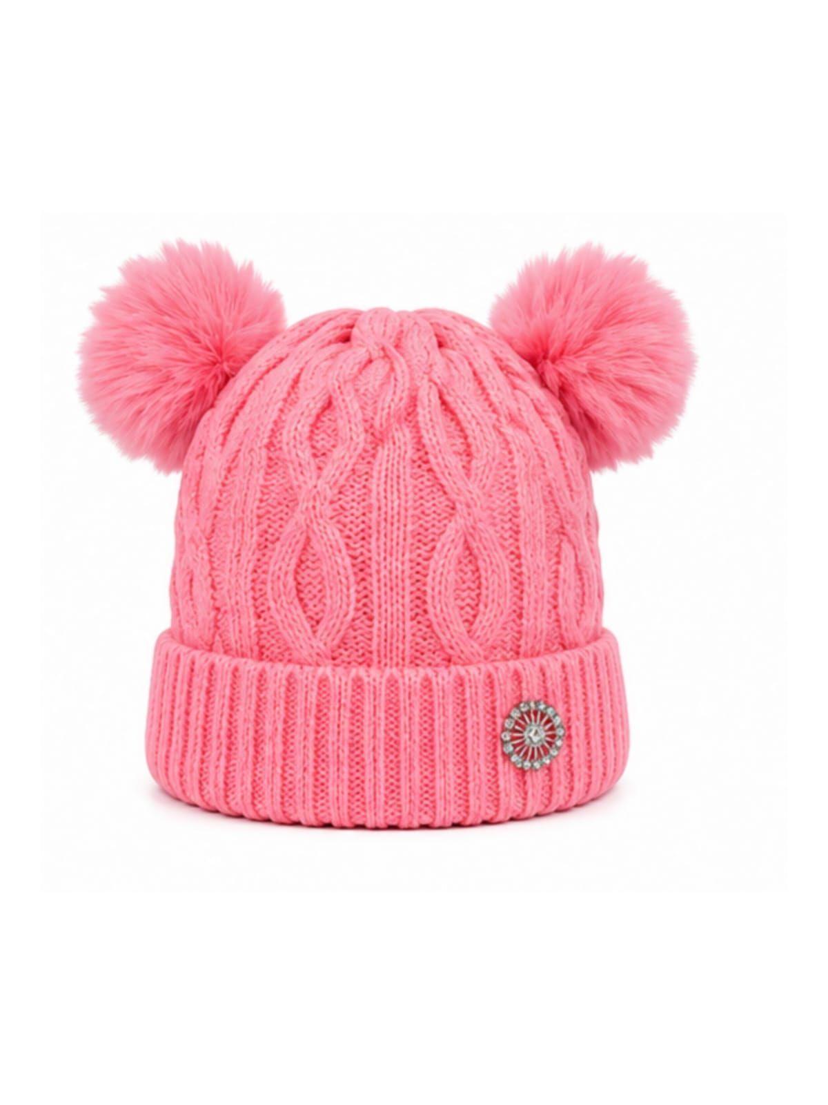 Gorro de Lana Doble Pompones El Toque Chic para tu Invierno-0